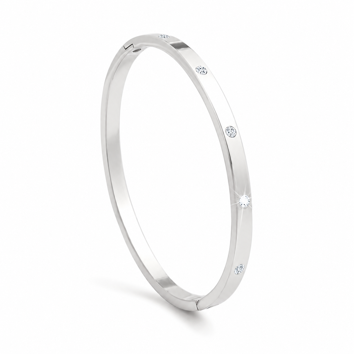 Glitters Bangle Silver