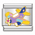 Colorful Airplane Charm