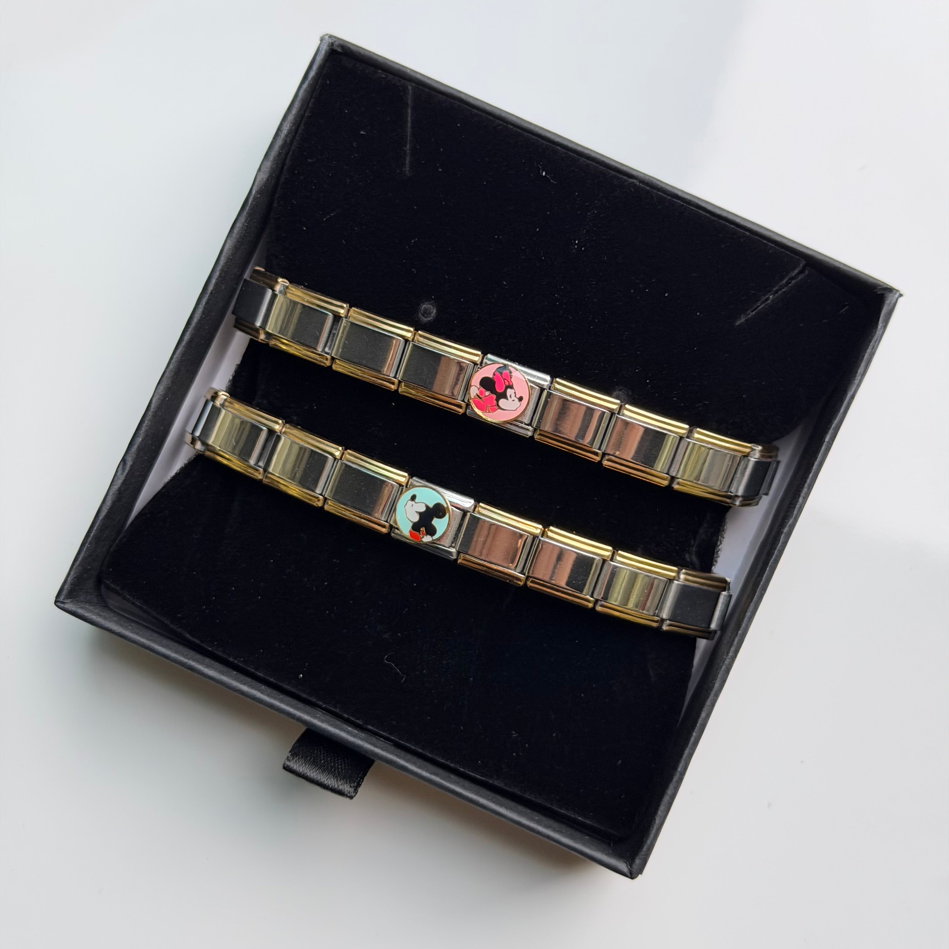 2 pulseras italianas + 2 charm