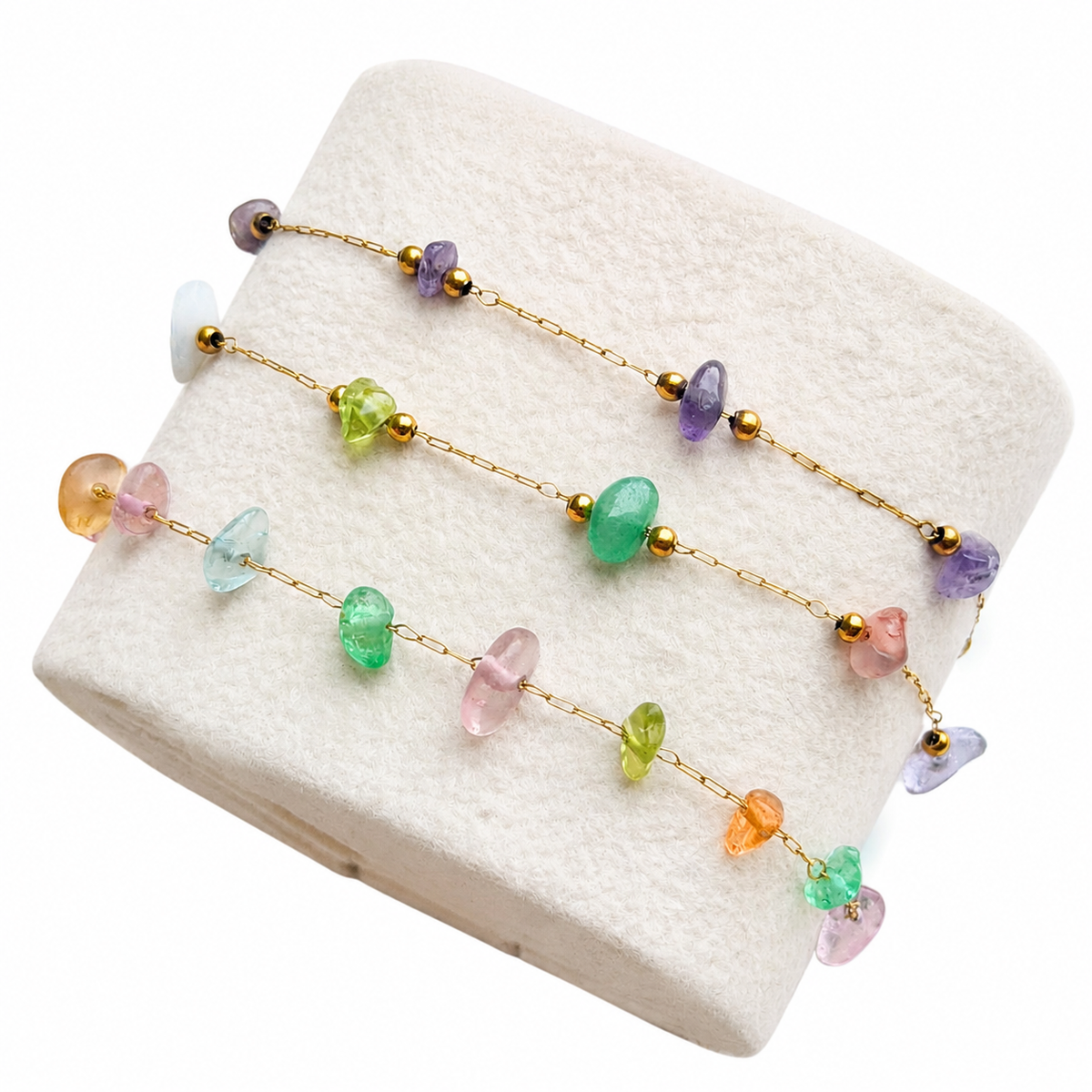 Stone bracelets