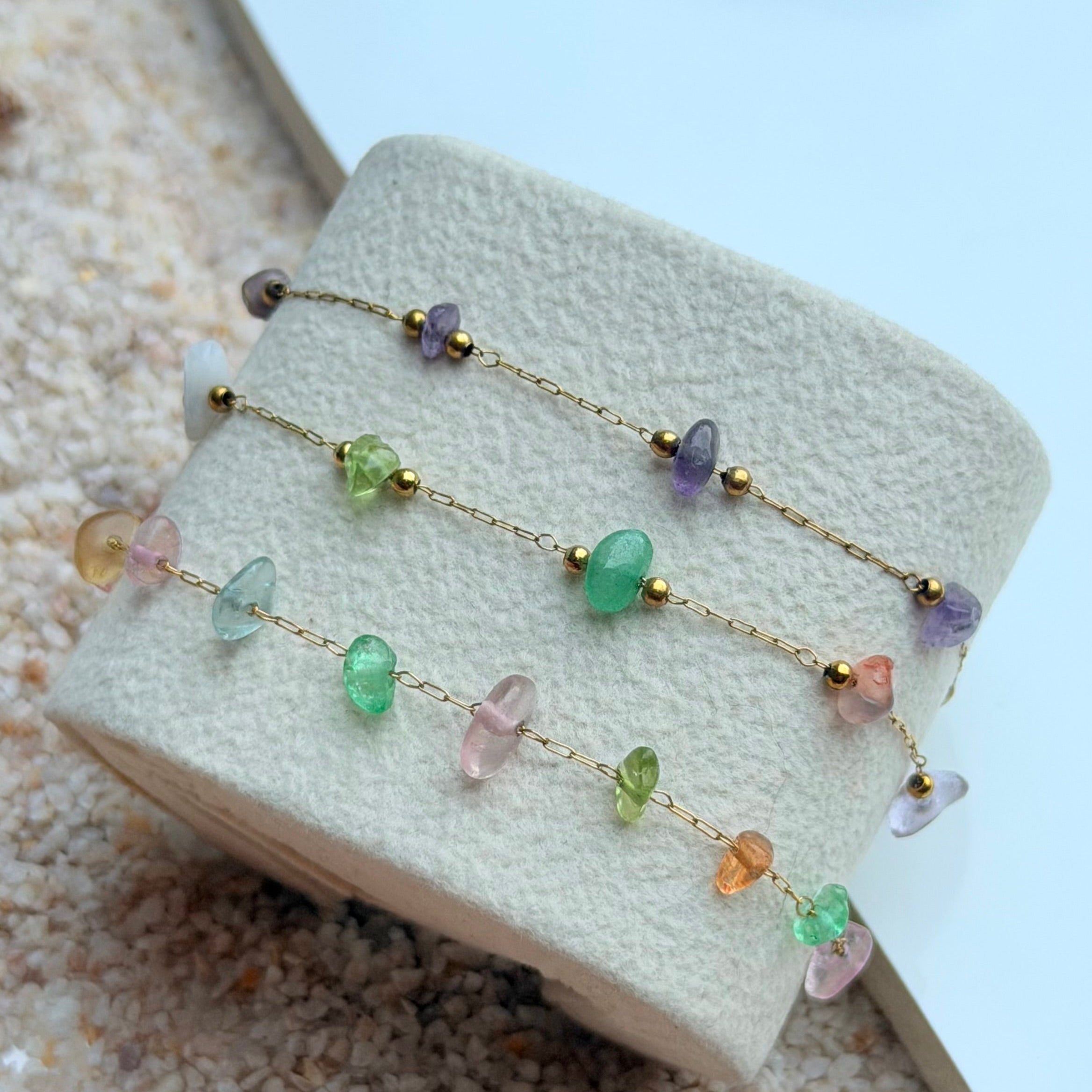 Stone bracelets