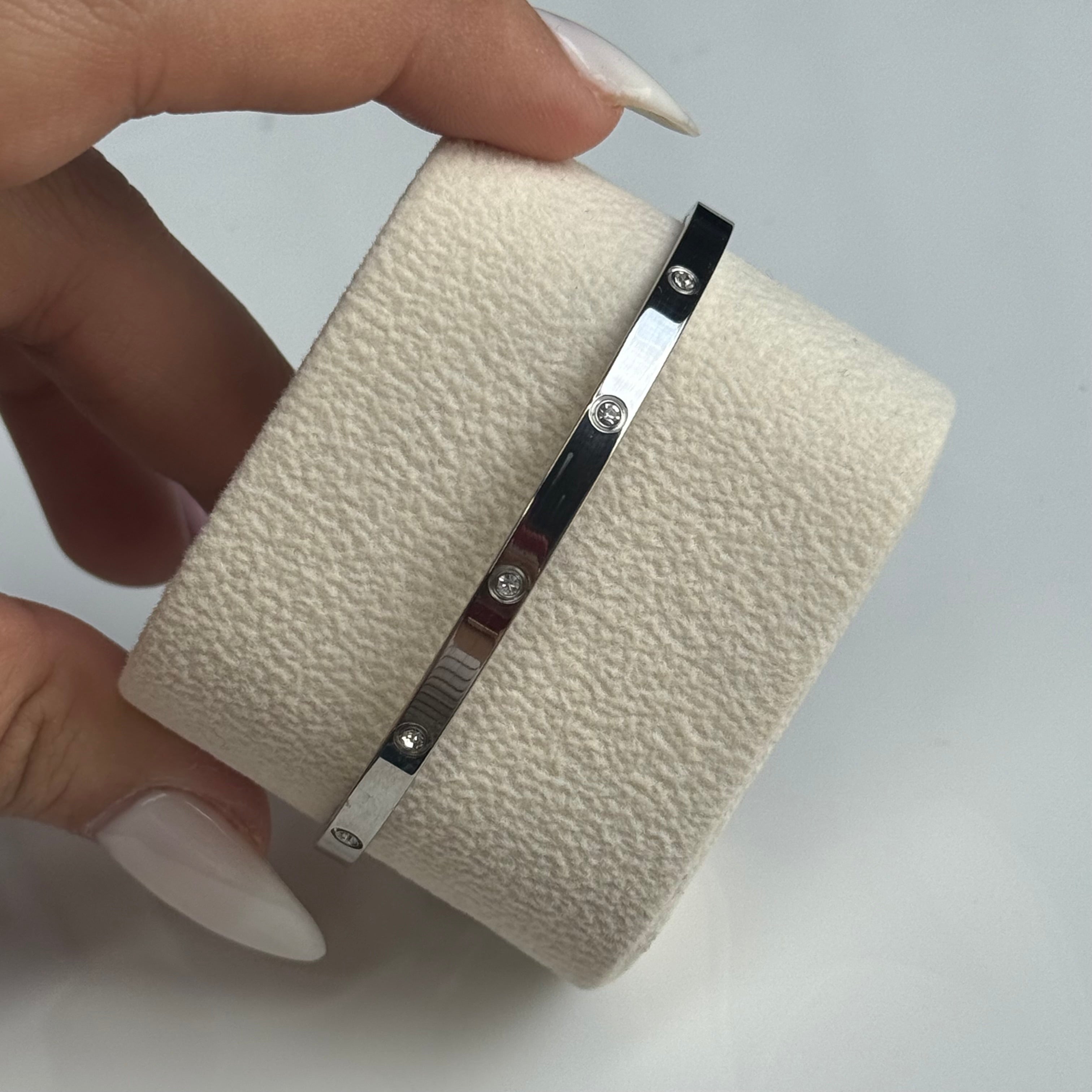 Glitters Bangle Silver