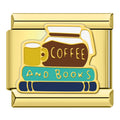 Coffee And Books Charm
