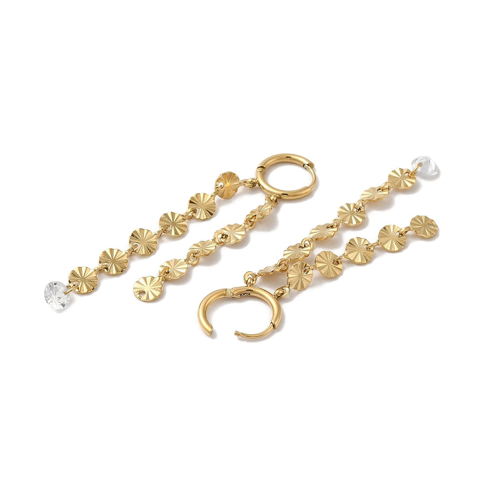 Golden Cascade Earrings