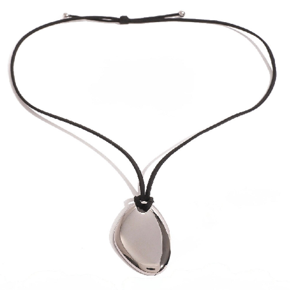 Silver Drop Necklace