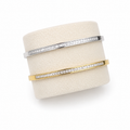 Elegant Bangle Gold and Silver