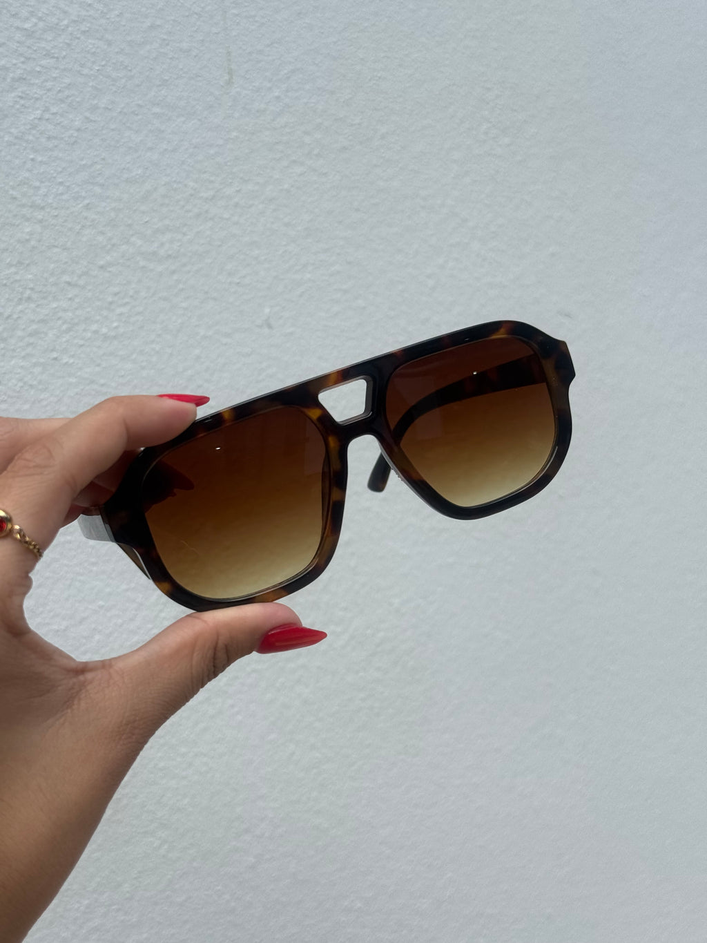 Dark Brown Glasses