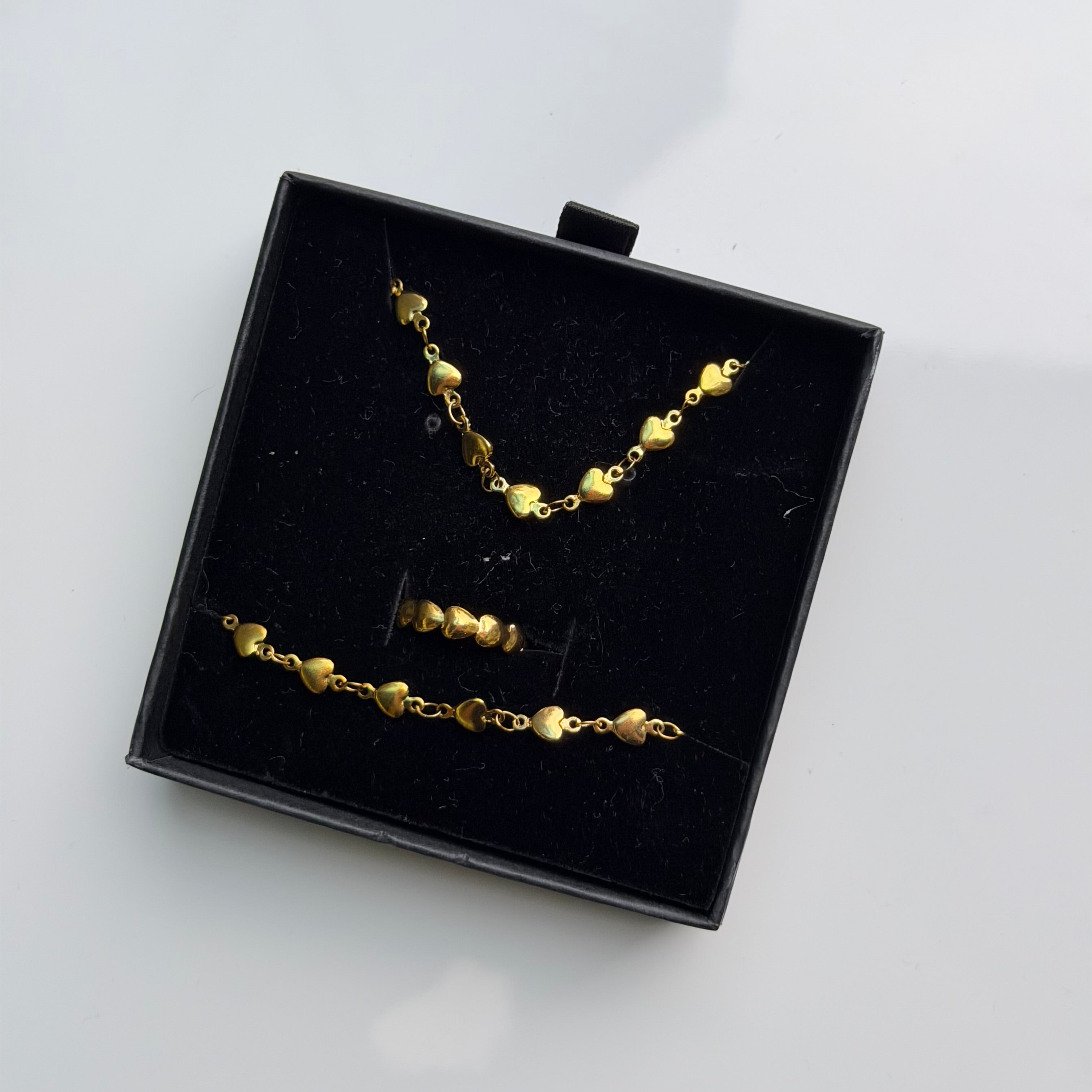 Collar + pulsera + sortija