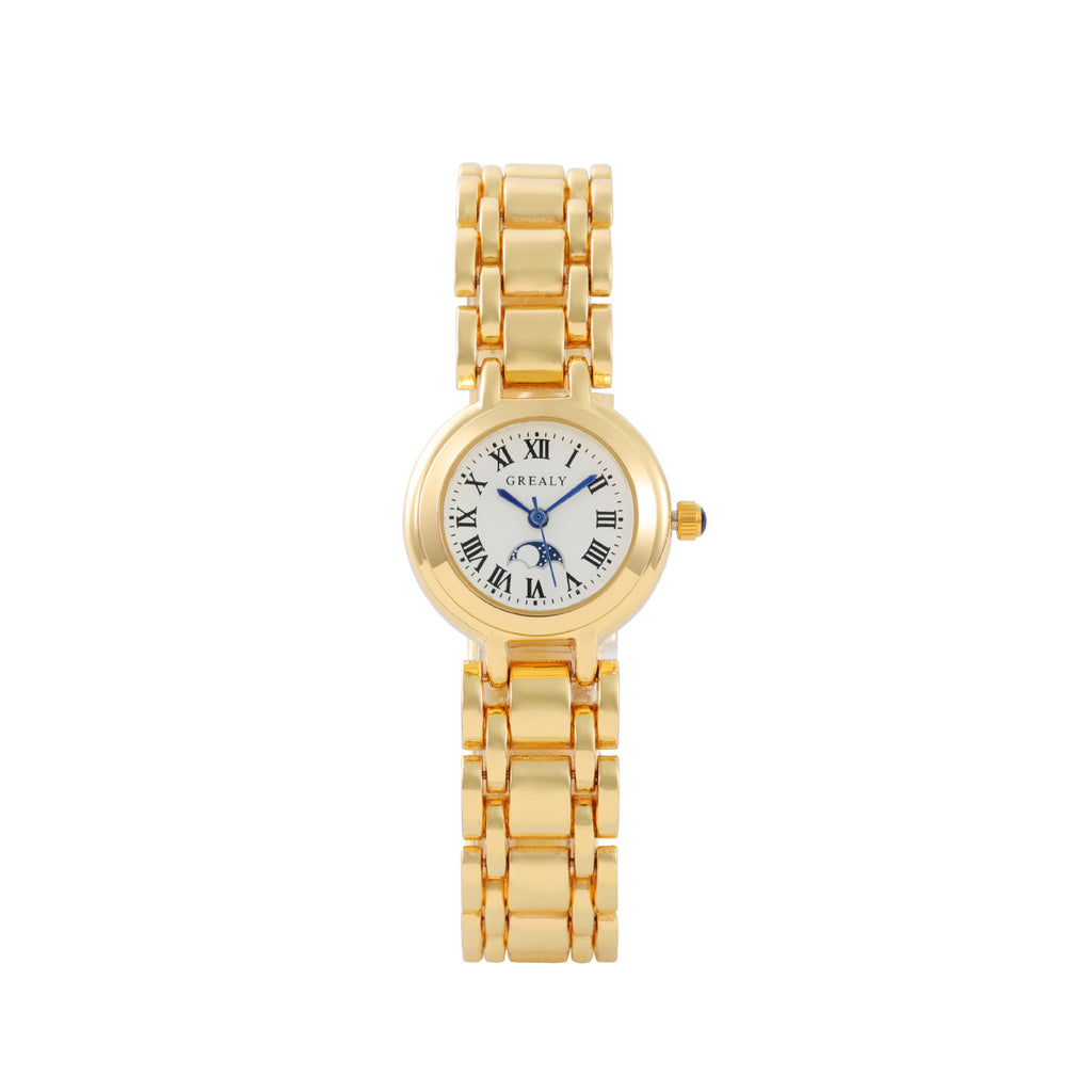Circle Gold Watch