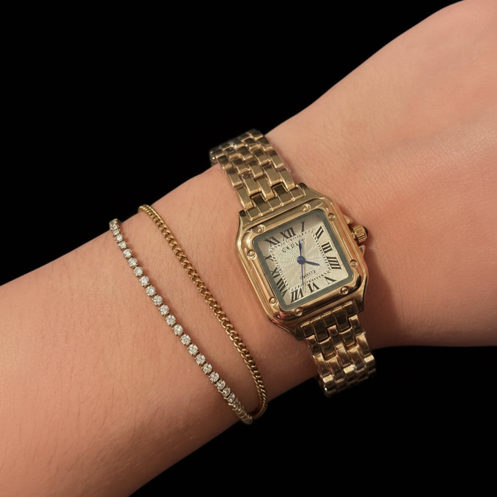 Square Elegance – Gold