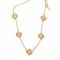 Clover Necklace Gold