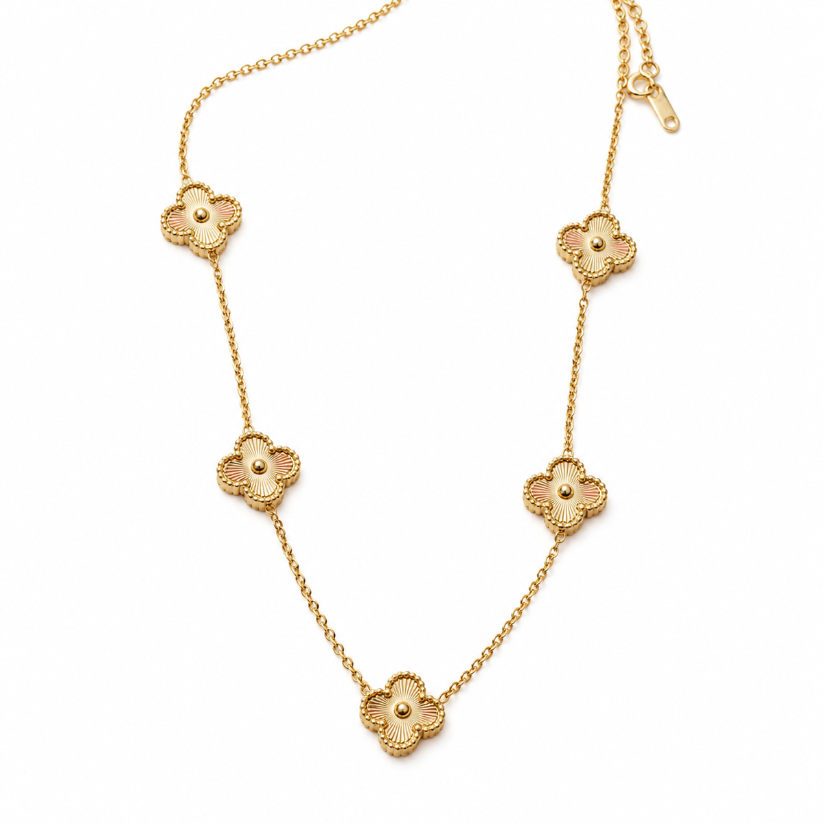 Clover Necklace Gold
