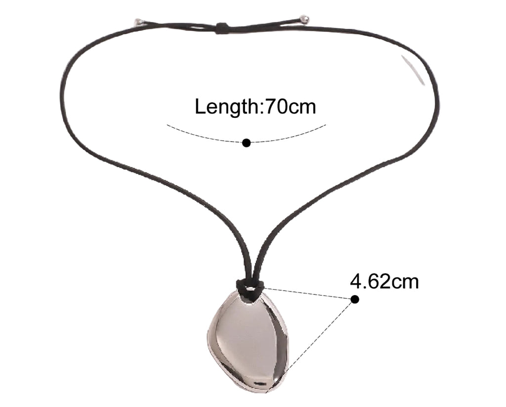 Silver Drop Necklace