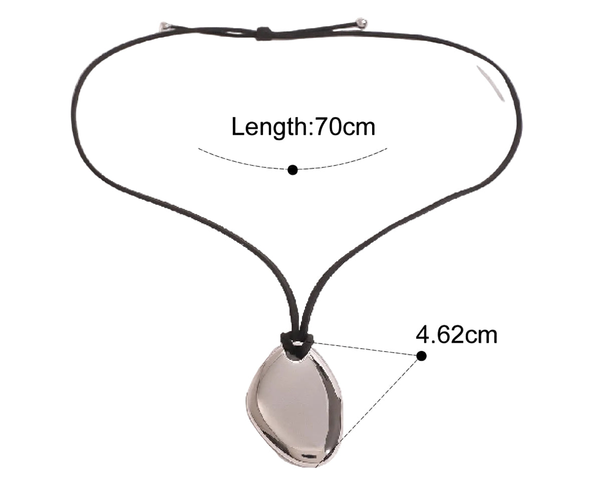 Silver Drop Necklace