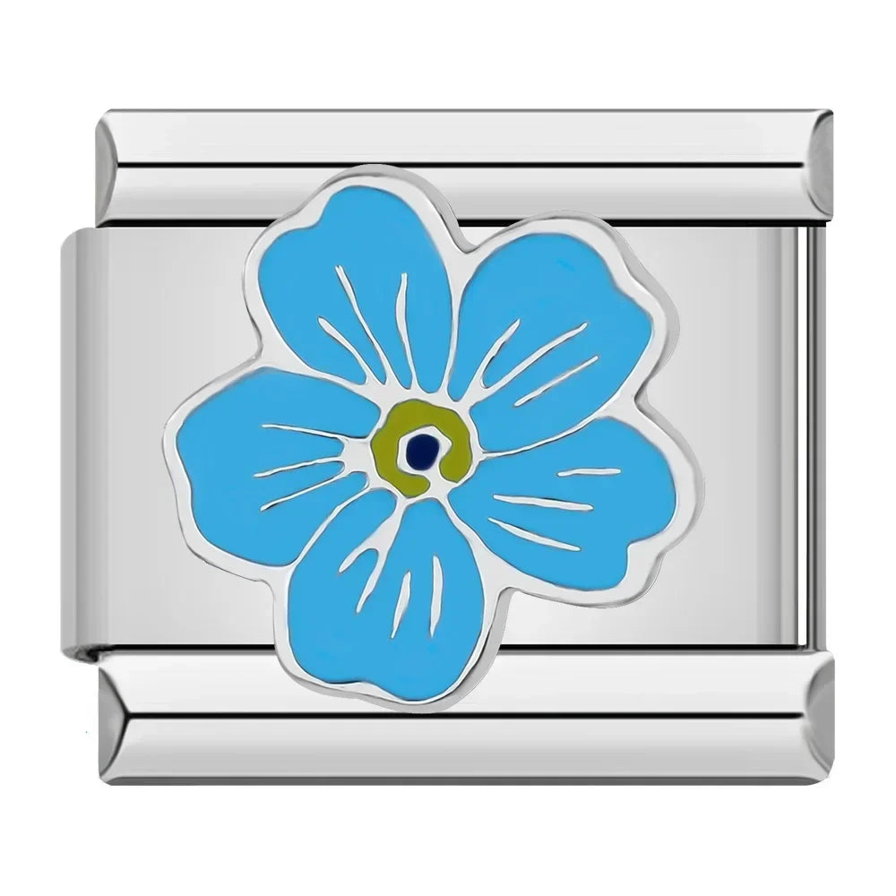 Flower Blue Charm