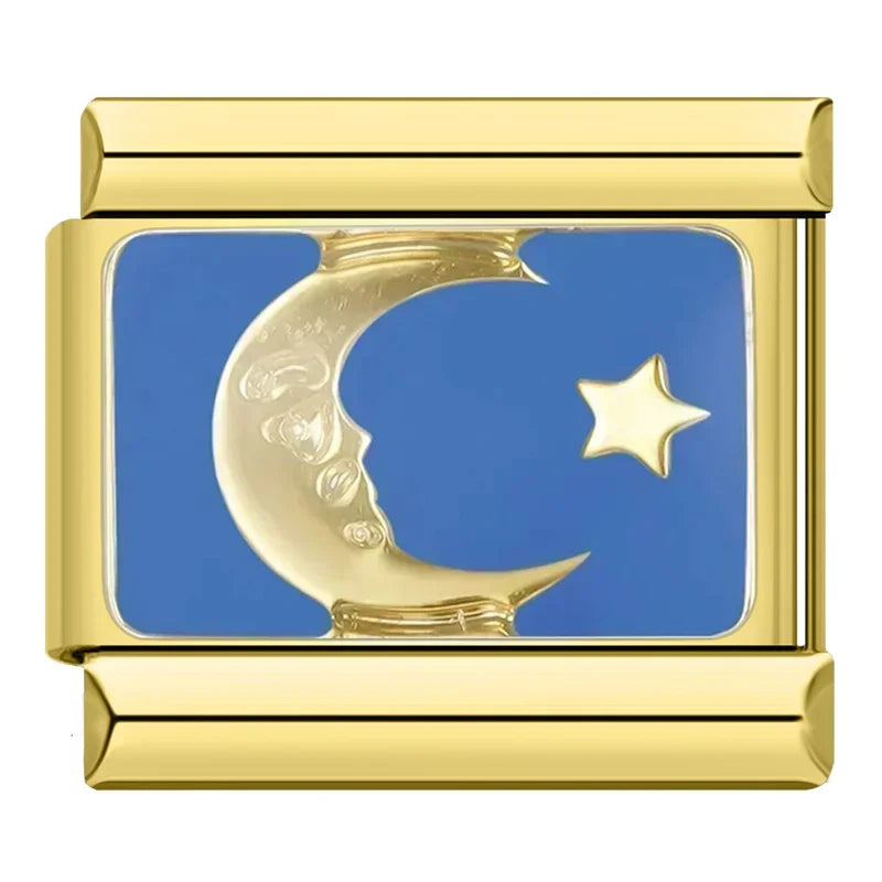 Moon + Star Charm