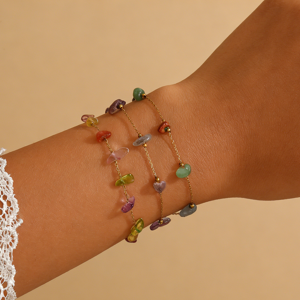 Stone bracelets