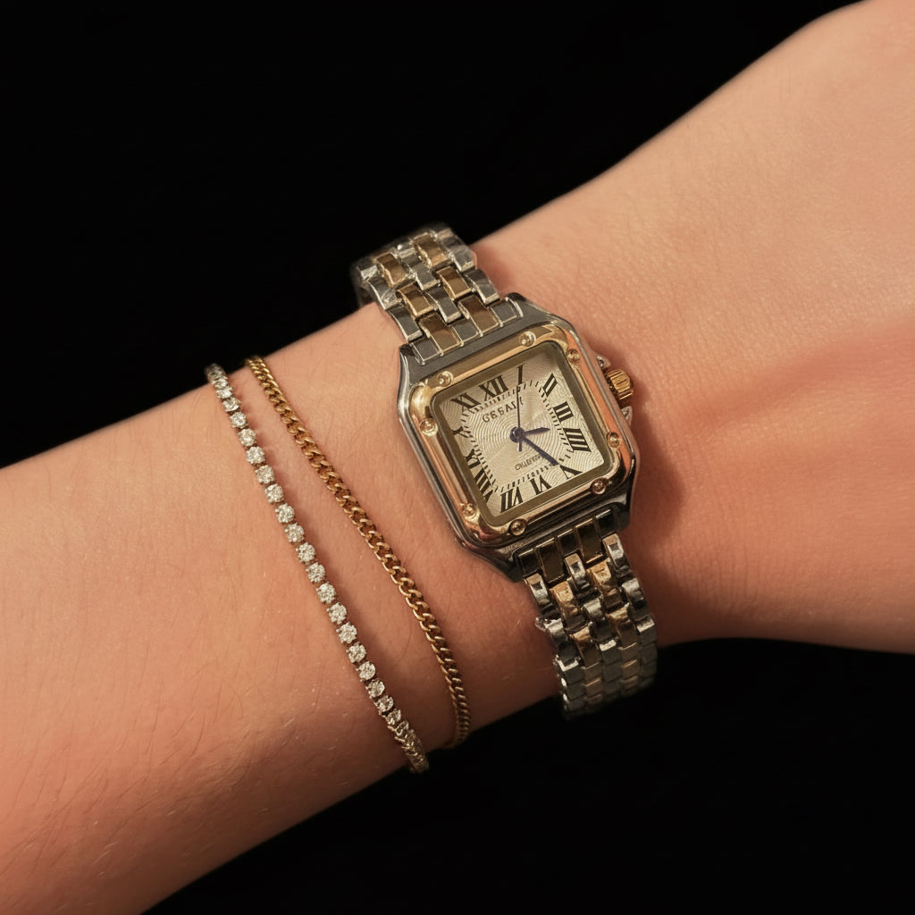 Square Elegance – Two Tones