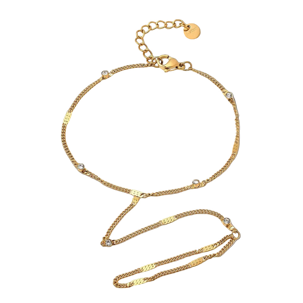 Luxe Glimmer Hand Chain