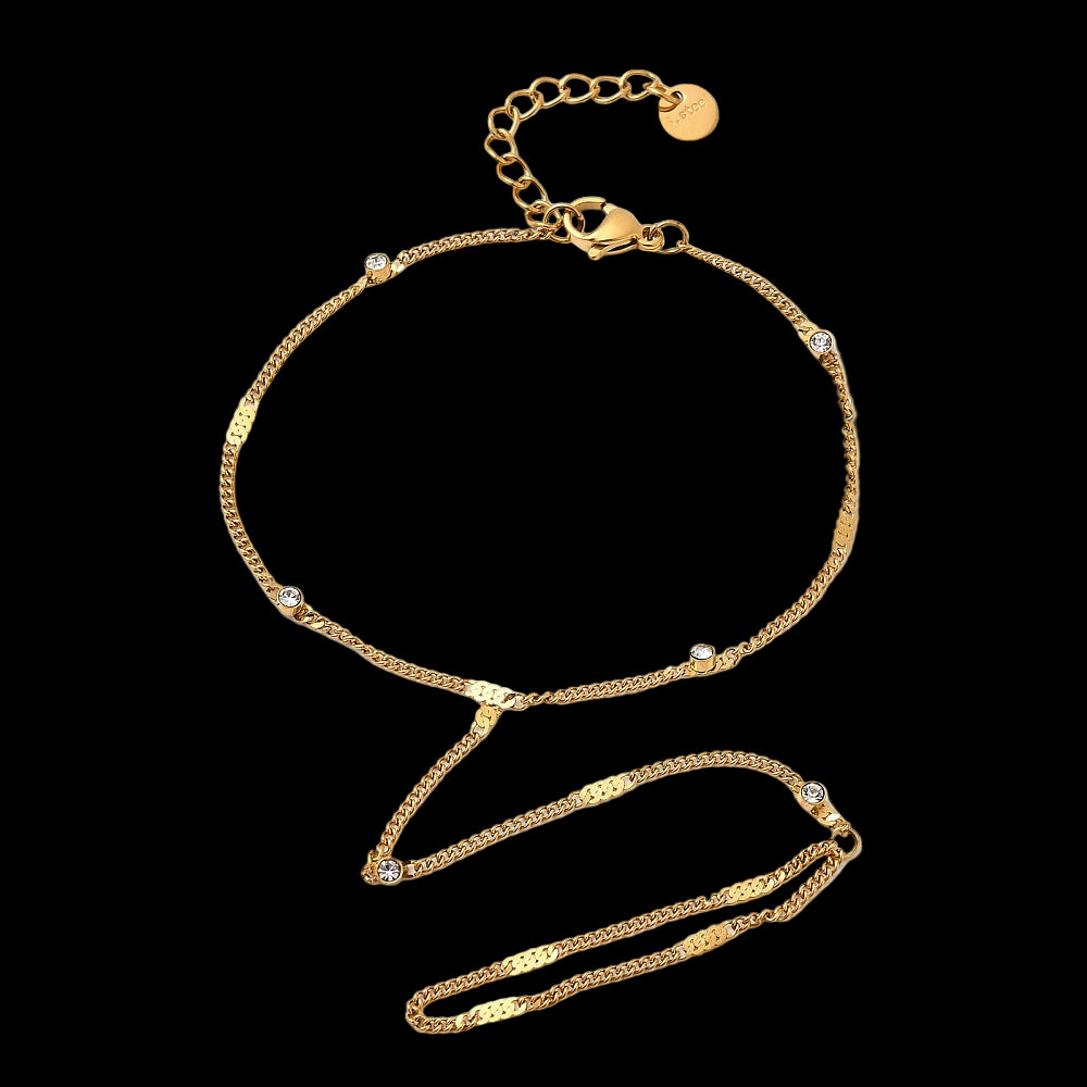 Luxe Glimmer Hand Chain