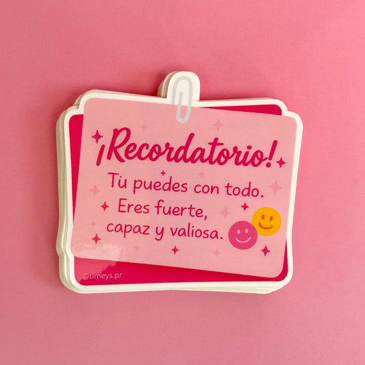 ¡Recordatorio!